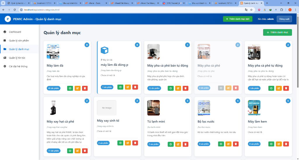 PEMIC Admin Dashboard
